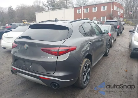 2022 Alfa Romeo Stelvio Ti Awd из США, поврежденный, VIN ZASPAKBN6N7D31686